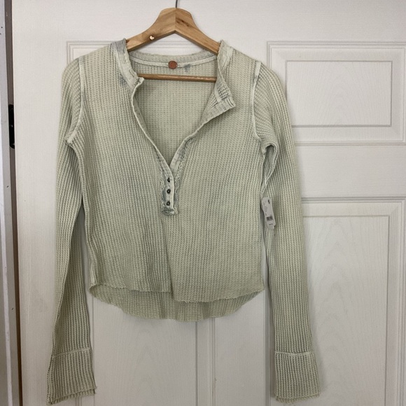 Free People Sea Foam Knit Top - Picture 6 of 13